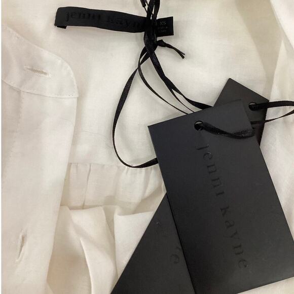 Jenni Kayne Capri Caftan Dress In Ivory Size XS Button Up - Picture 13 of 16